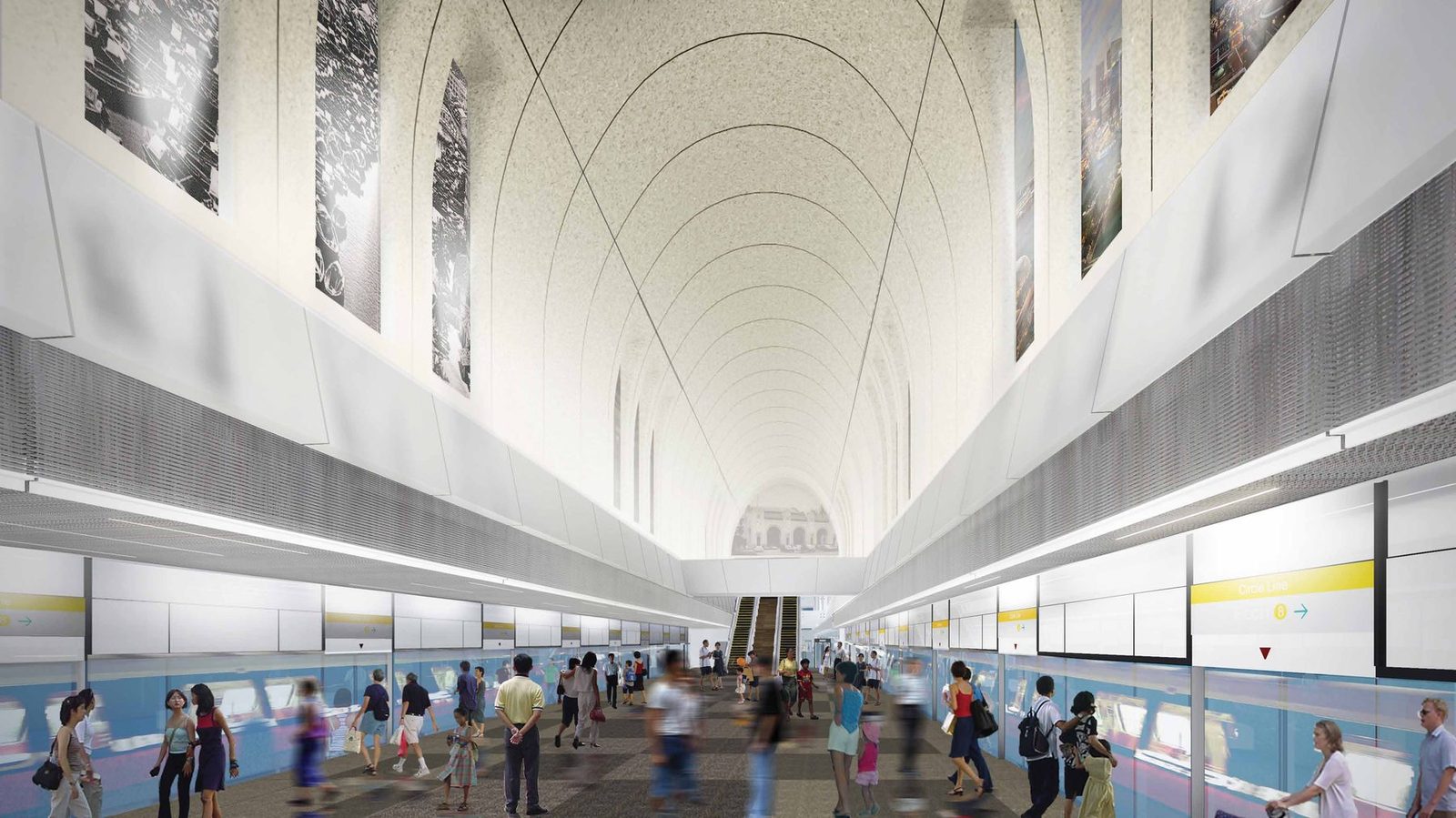 Cantonment MRT station (artist’s impression, planned at launch)